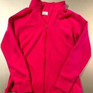 Danskin Womens Long Sleeve Jacket Magenta Size Medium - EUC!